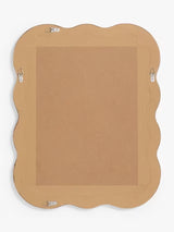 John Lewis Wiggle Wood Frame Decorative Wall Mirror 75 x 60cm - Walnut