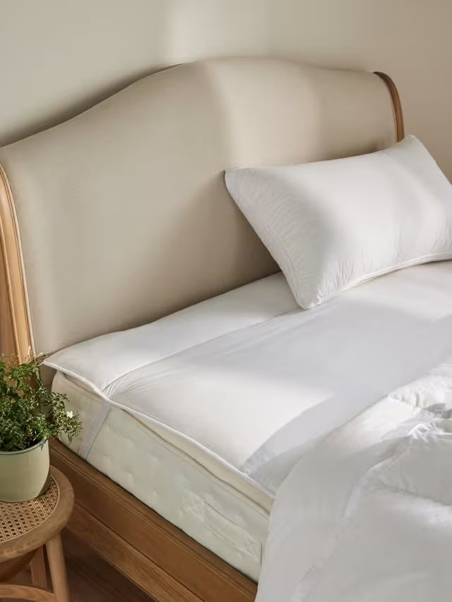 John Lewis Natural Collection British Wool Mattress Topper - Super King Size