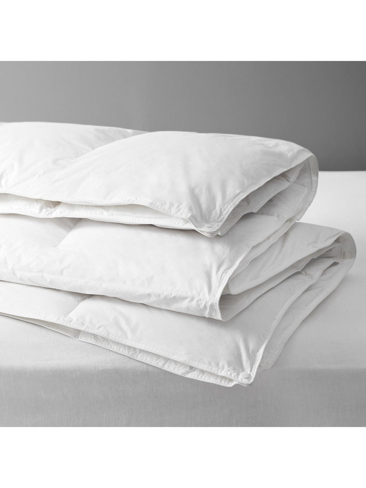 John Lewis Natural Duck Down 60/40 Duvet Duvet 4.5 + 9 Tog King 225 x 220cm