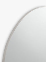John Lewis Scandi Metal Overmantle Mirror 76 x 102cm - Silver - Kazoop 