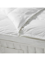 John Lewis Duck Feather & Down Dual Layer Mattress Topper - Single - White