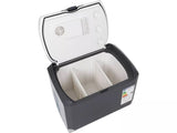 Halfords 40 Litre Mains & 12V/24V Portable Camping Electric Coolbox - Grey