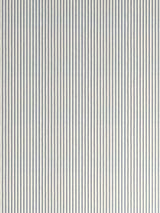 John Lewis Ticking Stripe Lined Pencil Pleat Curtains 228x228cm - Loch Blue