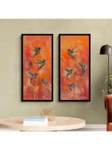 John Lewis Laure Bury Nature's Realm I Framed Print Set of 2 103.5 x 48.5cm