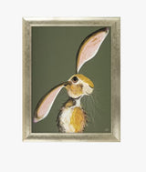 John Lewis Quinn Russell 'Maise' Unglazed Framed Print 92x72cm - Green/Gold
