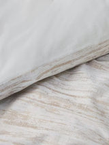 John Lewis Avisa Pure Cotton Jacquard Duvet Cover - Champagne - Super King