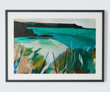 John Lewis Louise Body 'Take Me Back' Framed Print & Mount 50 x 70cm - Blue