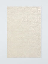 John Lewis Boucle Soft Wool Cotton Blend Runner Rug L240 x W70cm - White