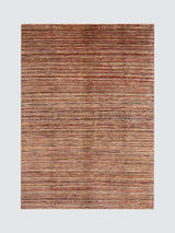 Gooch Oriental Stripe Gabbeh Hand-Knotted Pure Wool Rug 232 x 170cm - Multi