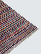 Gooch Oriental Stripe Gabbeh Hand-Knotted Pure Wool Rug 232 x 170cm - Multi