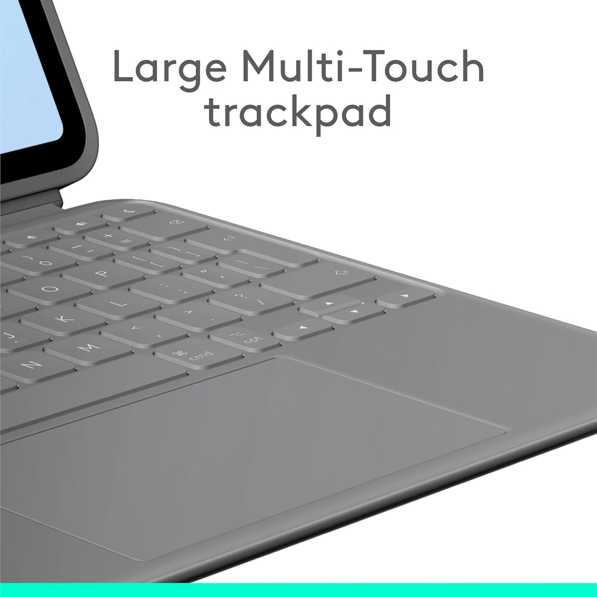 Logitech Combo Touch Backlit Keyboard Case for iPad Pro 13” (M4) - Graphite - Kazoop 