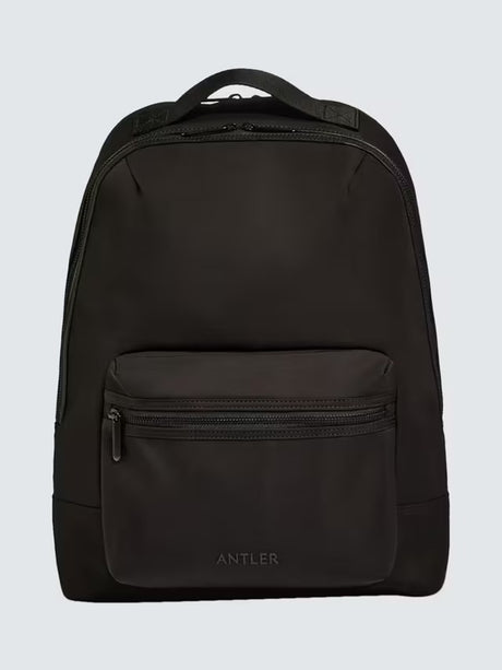 Antler Unisex Icon Water-Resistant Backpack with Laptop Compartment - Black