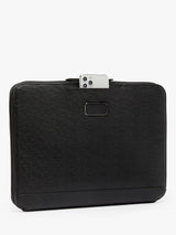 TUMI Men's Nassau Travel Everyday Organiser 14" Laptop Bag - Black Embossed