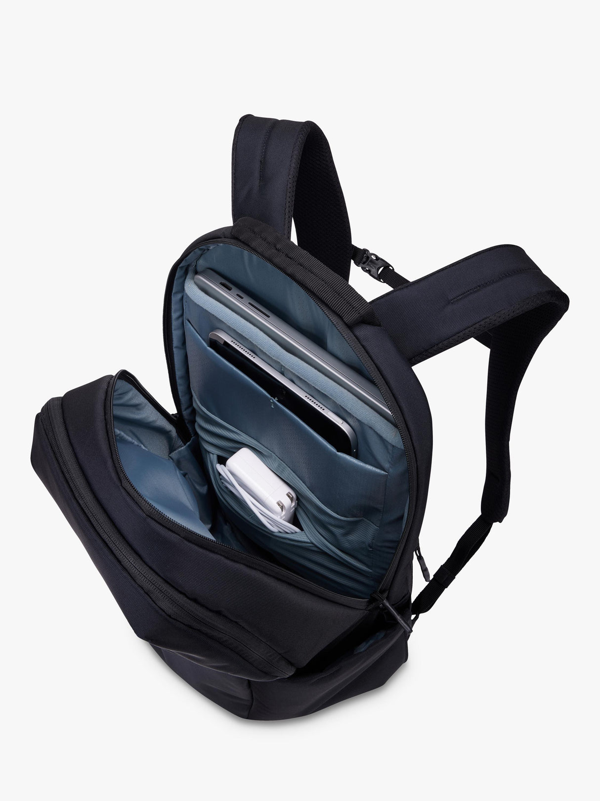 Thule Subterra 21L Adjustable Zipped Padded Modern Unisex Backpack - Black