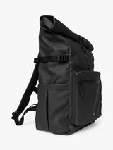 Sandqvist Stream 16" Unisex Adjustable Laptop Rolltop Backpack - 34L Black