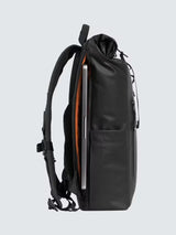 Stubble & Co The Roll Top 15L Travel Waterproof Everyday Backpack - Black
