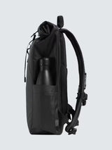 Stubble & Co The Roll Top 15L Travel Waterproof Everyday Backpack - Black