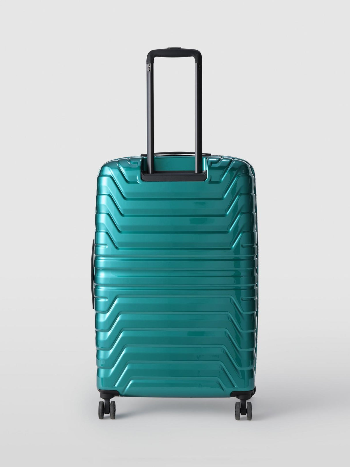 John Lewis Tulum 72cm 8-Wheel Hard Shell Expandable Large Suitcase - Petrol