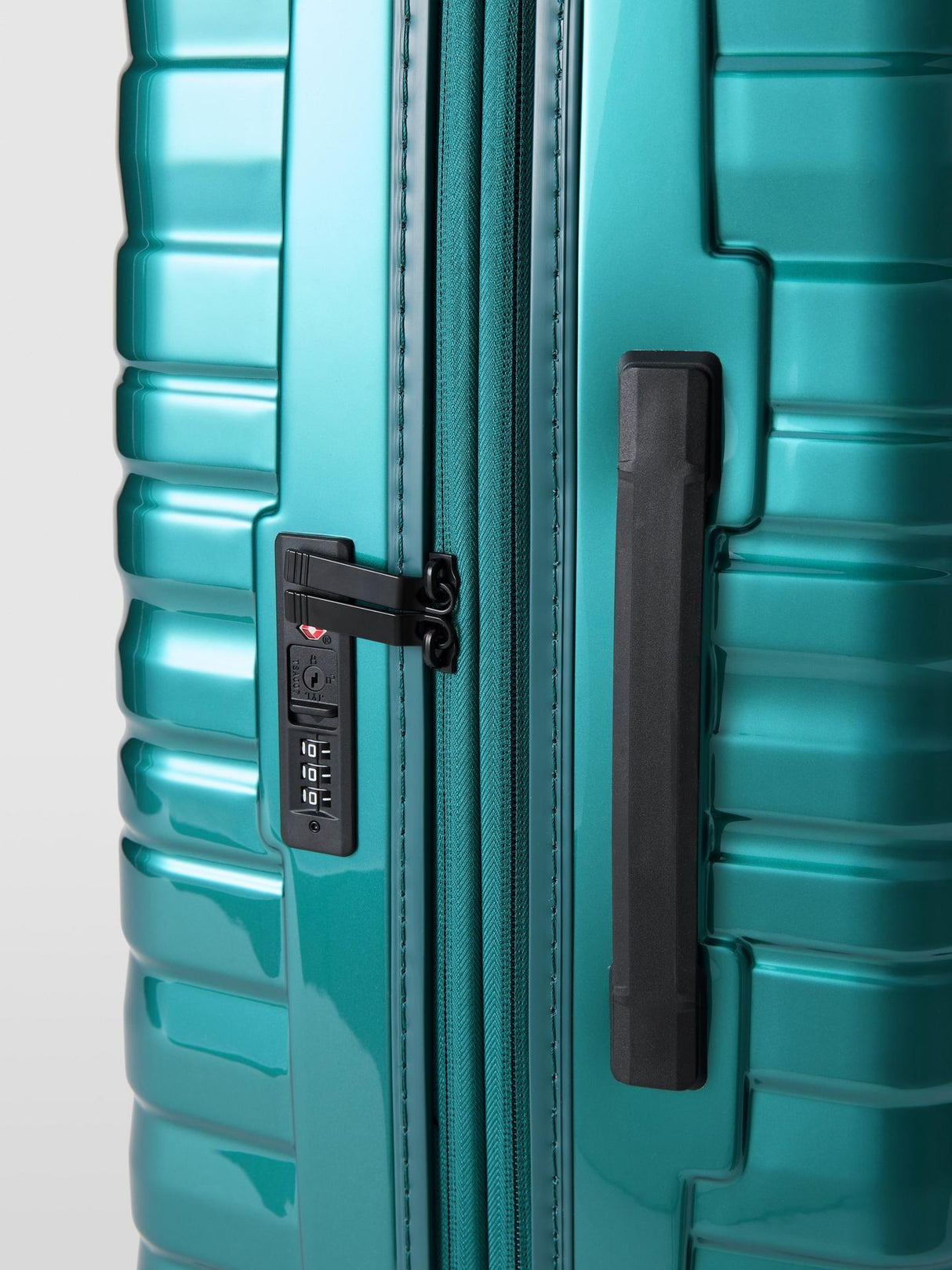 John Lewis Tulum 72cm 8-Wheel Hard Shell Expandable Large Suitcase - Petrol