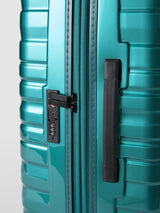 John Lewis Tulum 72cm 8-Wheel Hard Shell Expandable Large Suitcase - Petrol