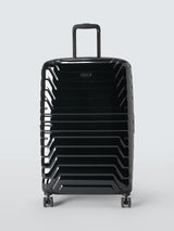 John Lewis Tulum 8-Wheel 72cm Hard Shell Expandable Large Suitcase - Black
