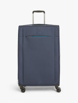 John Lewis Vienna 4-Wheel 76cm Lightweight Large Luggage Suitcase - Navy