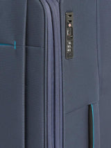John Lewis Vienna 4-Wheel 76cm Lightweight Large Luggage Suitcase - Navy
