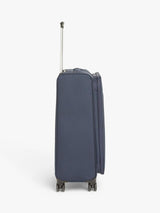 John Lewis Vienna 4-Wheel Spinner 66cm Lightweight Medium Suitcase - Navy