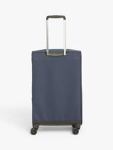 John Lewis Vienna 4-Wheel Spinner 66cm Lightweight Medium Suitcase - Navy
