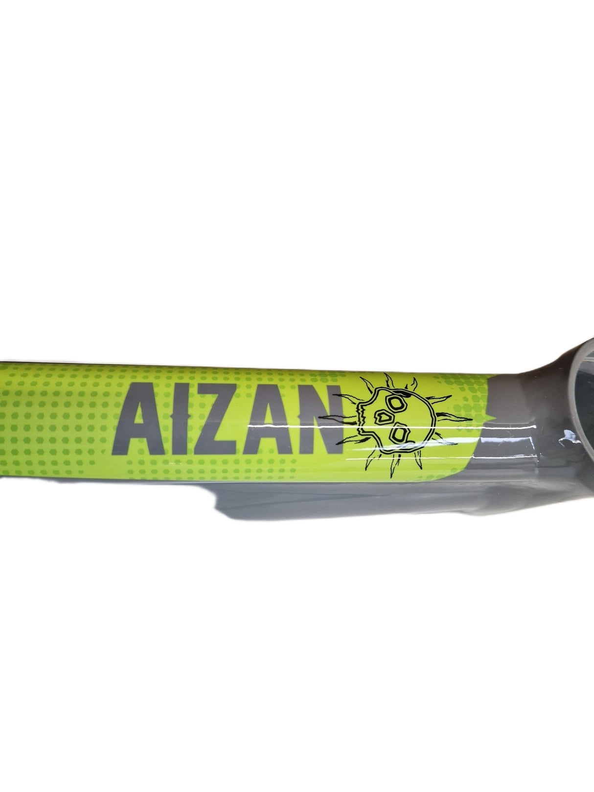 Voodoo Aizan 2018 Alloy Mountain Bike Frame Only - Grey/Green - 16" Small