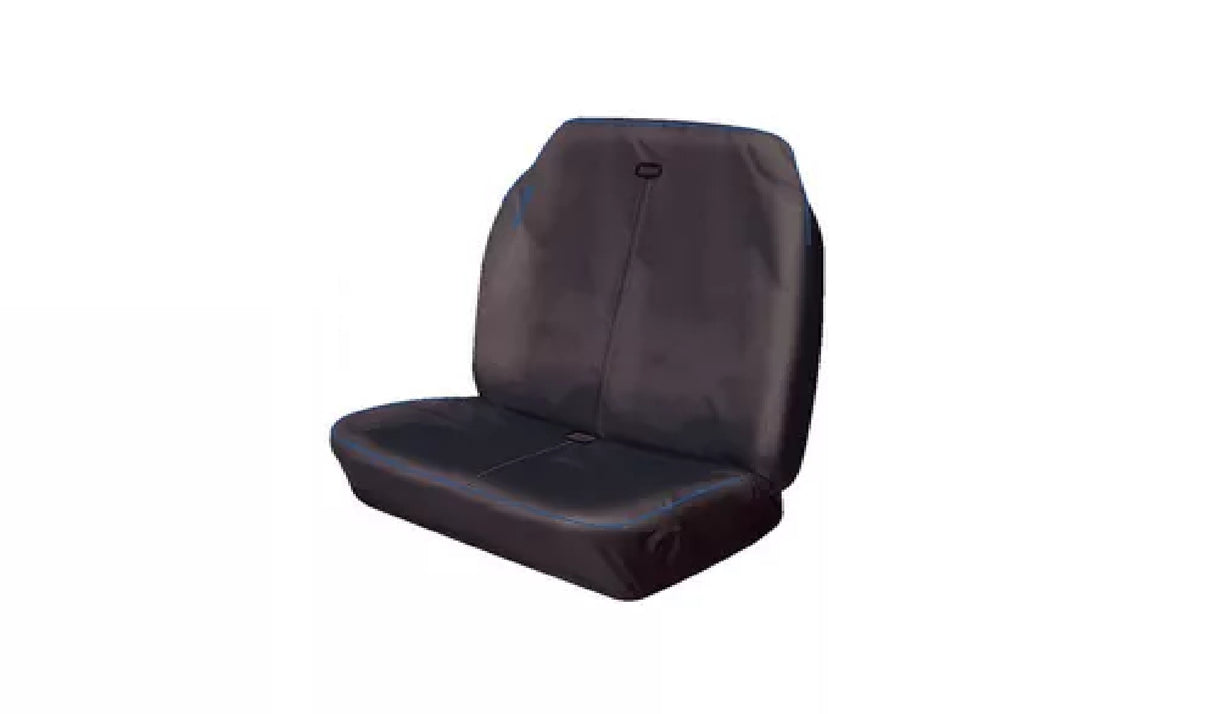 Cosmos 53613 Textile Hi Back Universal Double Stretch Car Seat Cover - Black