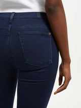 7 For All Mankind High Rise Slim Illusion Luxe Jeans - Rich Indigo - W32/L30