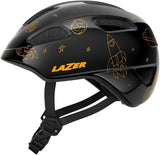 Lazer Pnut Kineticore Black Flying Rocket Kids Cycling Helmet - XXS 46-52cm
