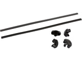Halfords Advanced A108 108cm Aluminium Aero Roof Bars Pair T-Track - Silver