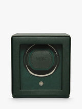 Wolf Cub Vegan Leather Single Automatic Watch Display Winder Box - Green