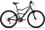 Apollo Spiral Women's Full Suspension Mountain Bike - Grey/Black - Large 20"