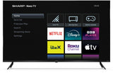 Sharp 55HJ4125K 55in 4K Ultra HD Roku Smart LED TV Dolby Vision - Black