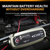 CTEK MXS 5.0 12V 5A AGM Automatic Battery Charger & Maintainer - Black/White