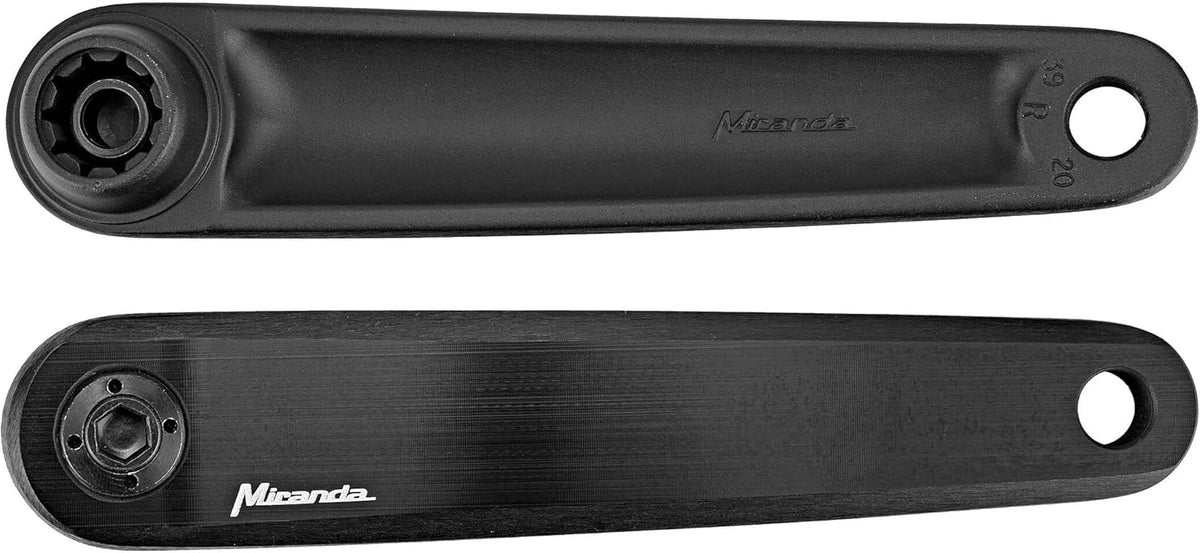 Miranda Delta Q16 170mm Double Diamond Crank Set for Bosch E-Bike - Black