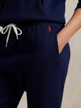 Ralph Lauren Polo Women's Cotton Blend Fleece Athletic Trousers - Navy - XS