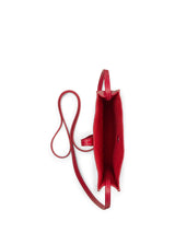 Ralph Lauren Polo Leather Pocket Crossbody Long Strap Flapover Bag - Cherry