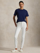 Ralph Lauren Polo Mid Rise Skinny Jeans - Amesbury Wash White - Size 31