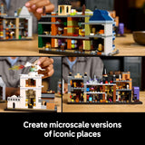 LEGO Harry Potter Diagon Alley Wizarding Shops Adult Building Set 76444