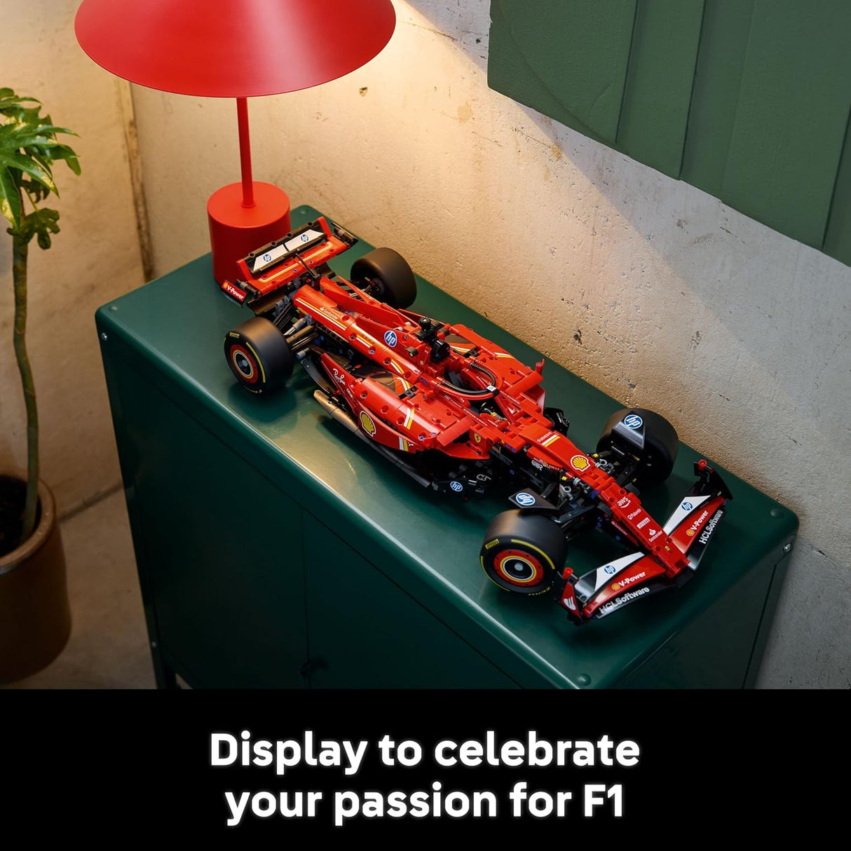 LEGO Technic 42207 Ferrari SF-24 Car Model Building Set for Adults - Red