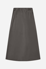 Munthe Women's Babe Regular Fit Midi Viscose Blend Skirt - Army - EU 34