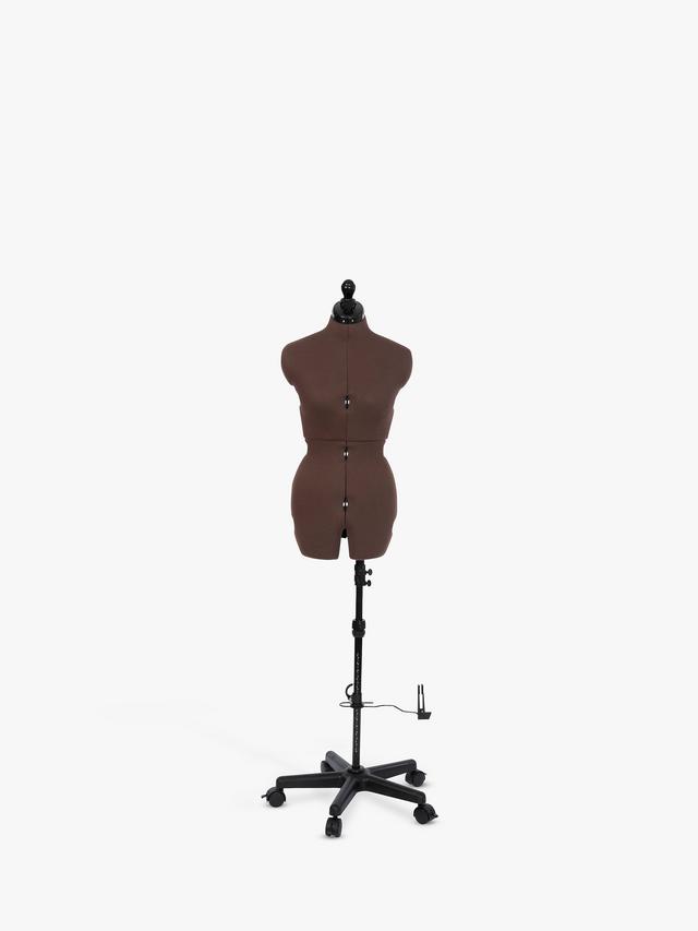 Adjustoform Olivia 12-Dial Adjustable Dressmaking Mannequin - Small - Brown