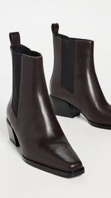 rag & bone Women's Joni Leather Chelsea Boots - Dark Espresso - UK 5/EU 38