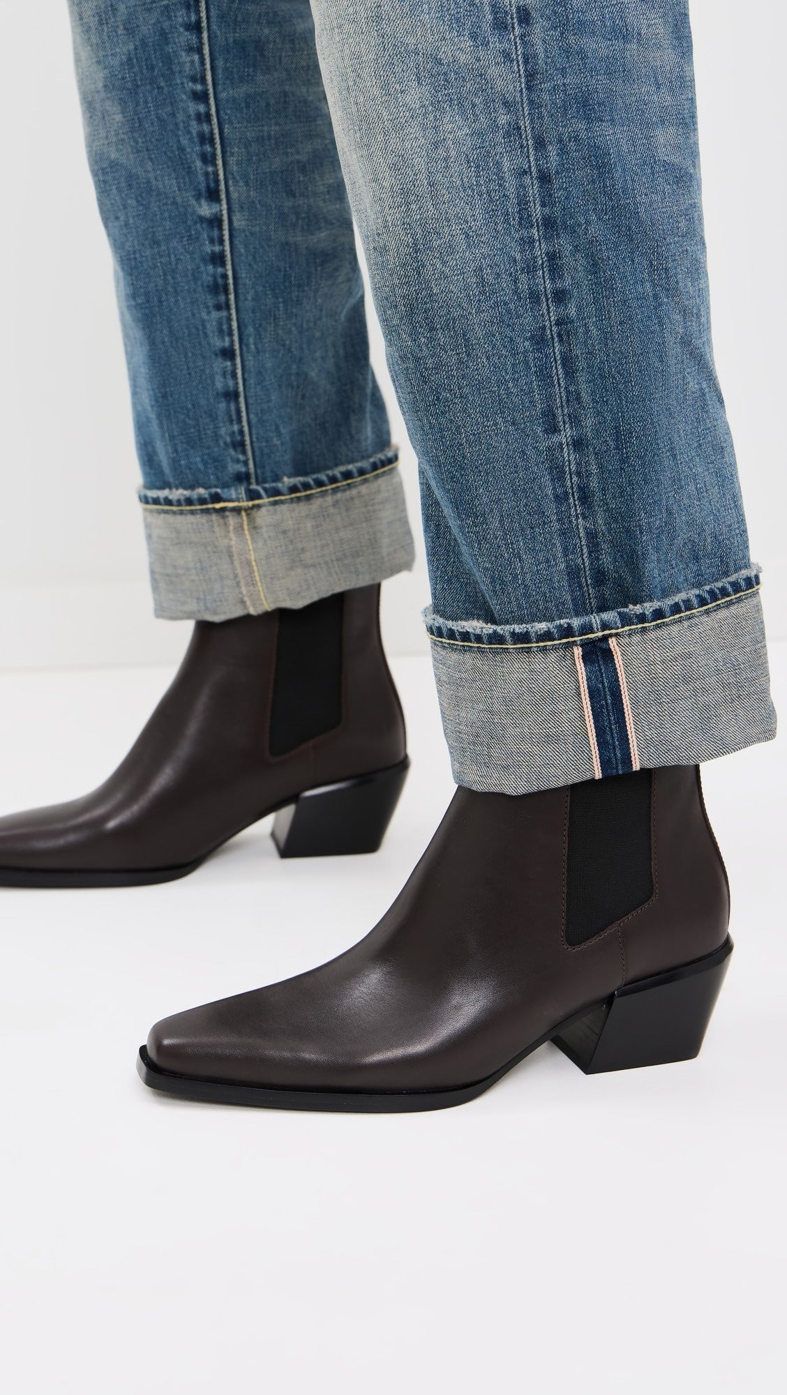 rag & bone Women's Joni Leather Chelsea Boots - Dark Espresso - UK 5/EU 38