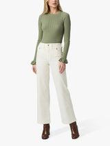 PAIGE Anessa High Rise Wide Leg Women's Denim Jeans - UK Size 31 - White