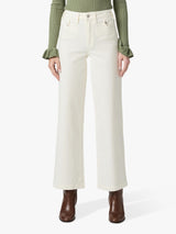 PAIGE Anessa High Rise Wide Leg Women's Denim Jeans - UK Size 31 - White